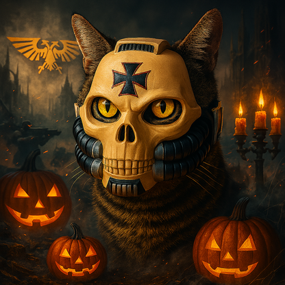 Grimaldus  Sci-Fi Cat Helmet Cosplay